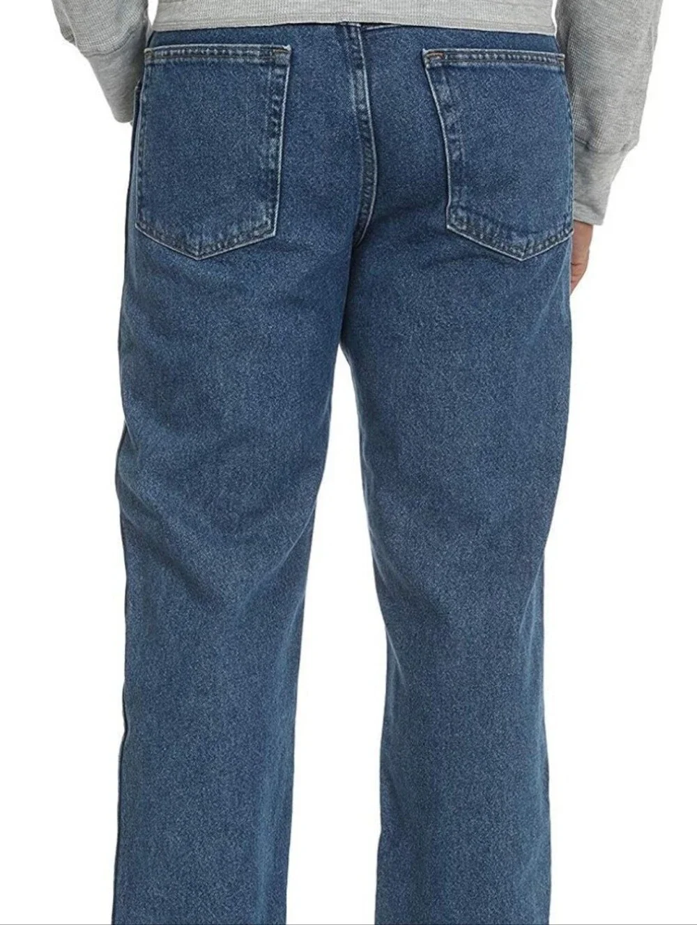Rustler Relaxed Fit Jeans in Blue Denim